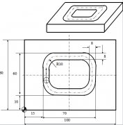 數控加工中心編程實例-凹槽（cáo）加工（gōng）